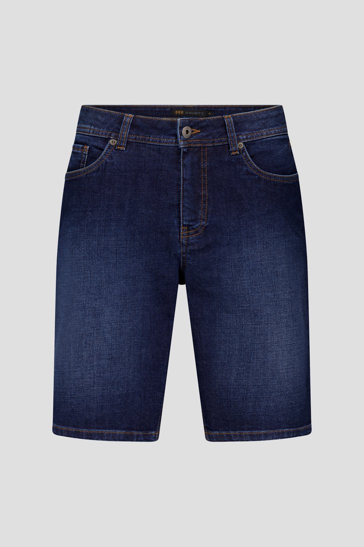 Productfoto 4 van Blauwe jeanssshort door Ravøtt voor Heren