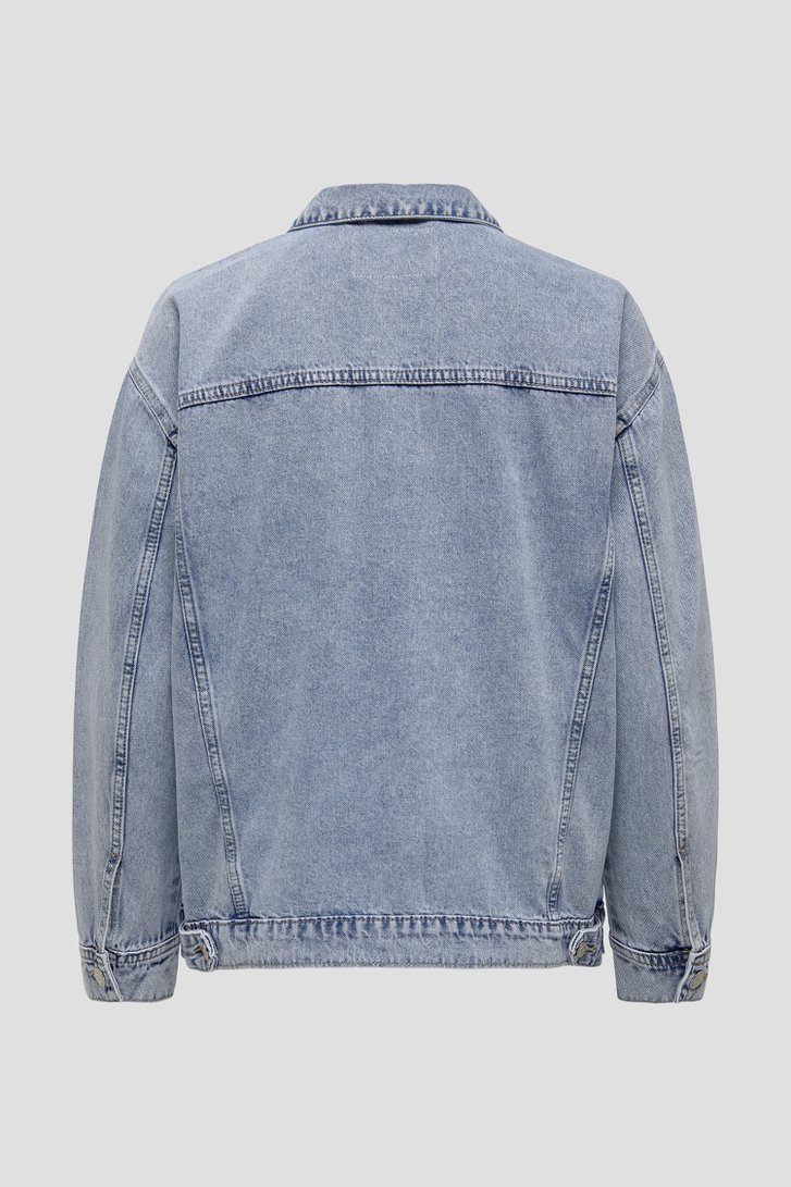 Blauwe jeansvest van Only Carmakoma voor Dames