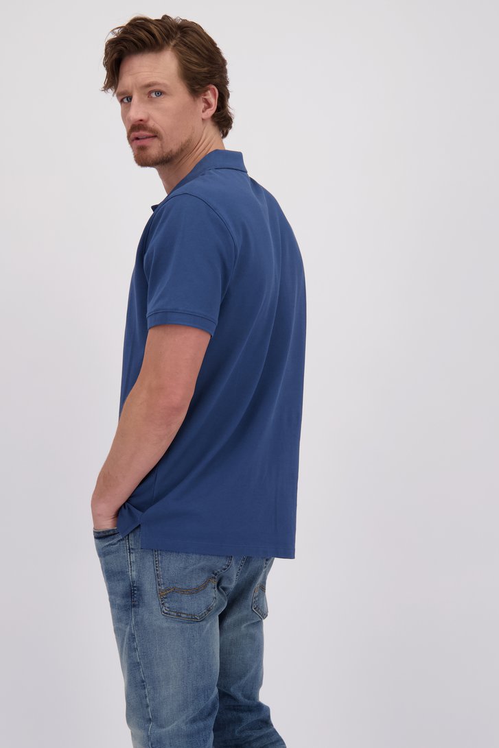 Achterkant van Blauwe polo door Camel active voor Heren