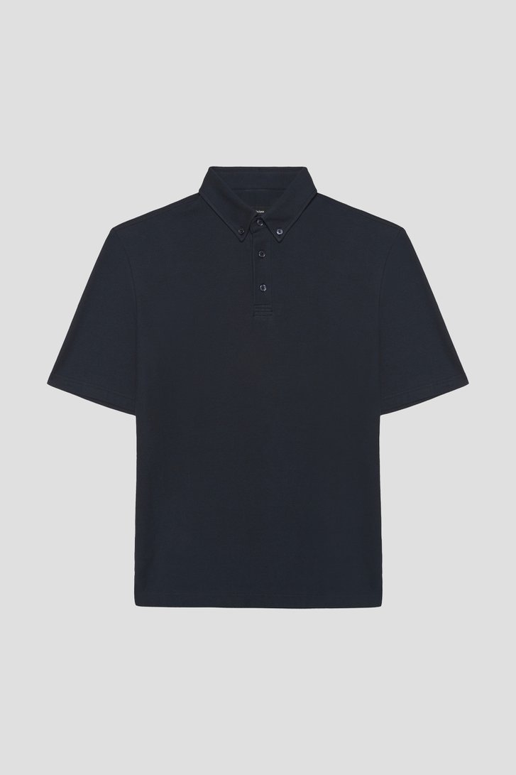 Productfoto 1 van Blauwe polo met korte mouwen  door Matinique voor Heren