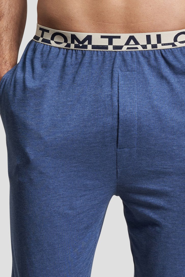 Blauwe pyjamabroek van Tom Tailor voor Heren