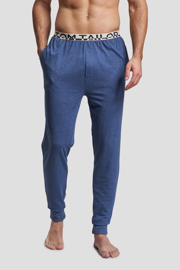 Blauwe pyjamabroek van Tom Tailor voor Heren