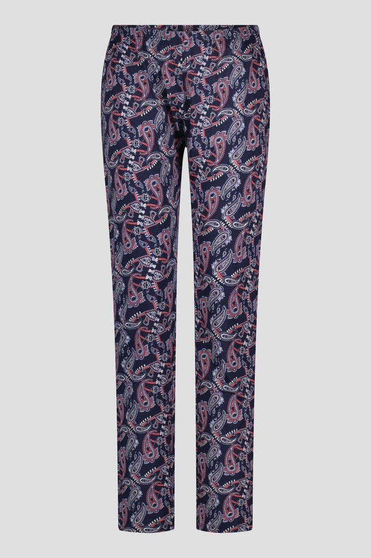 Blauwe pyjamaset met paisley print van Götzburg voor Dames