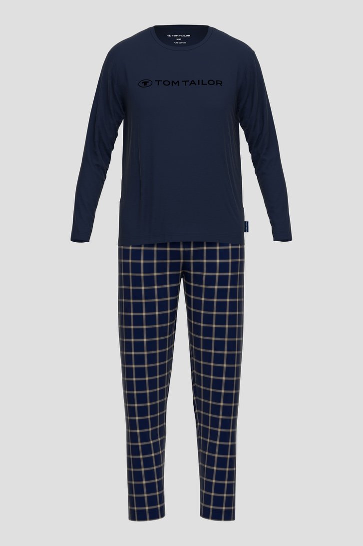 Blauwe pyjamaset  van Tom Tailor voor Heren