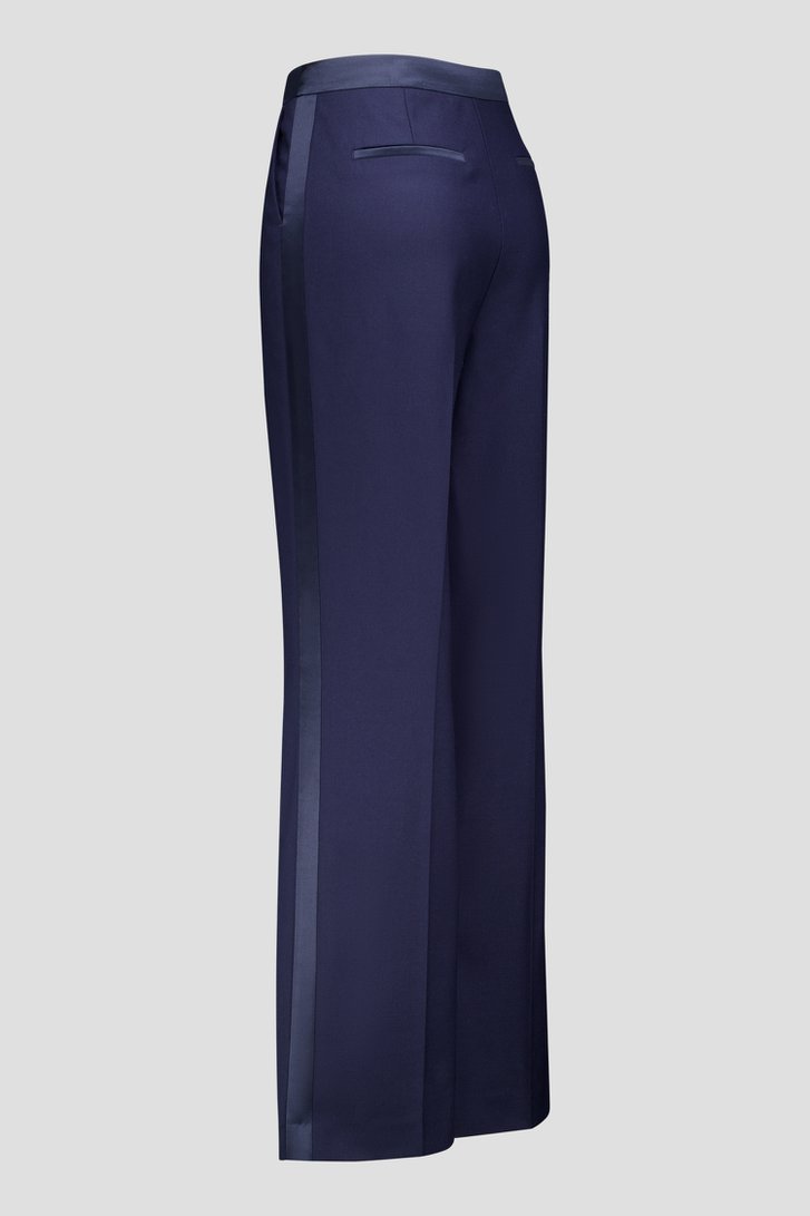 Productfoto 2 van Blauwe straight fit broek door D'Auvry Studio voor Dames