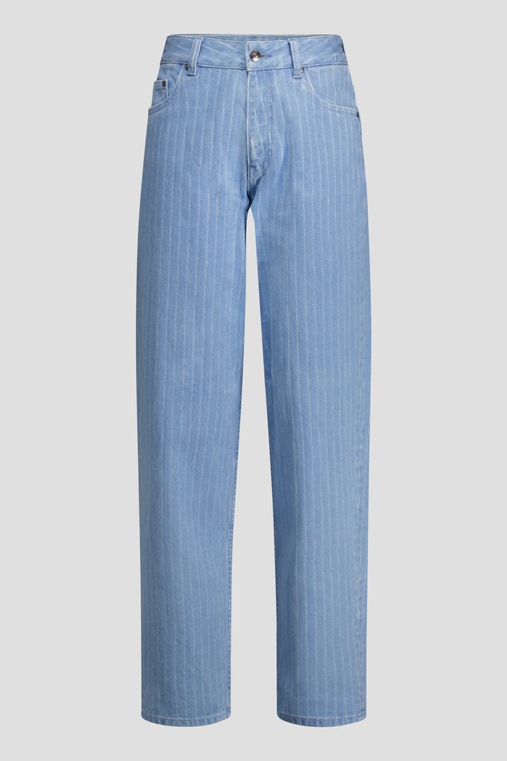 Productfoto 1 van Blauwe tapered jeans door AC by Annelien Coorevits voor Dames