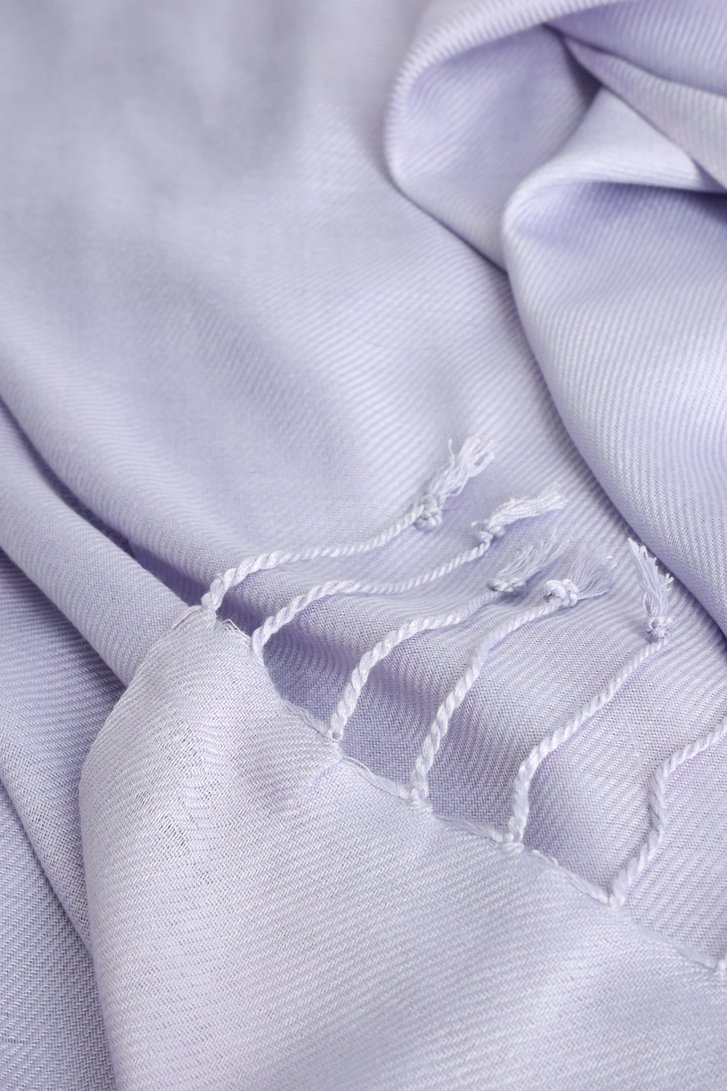 Productfoto 1 van Blauwgrijze sjaal met franjes door D'Auvry voor Dames