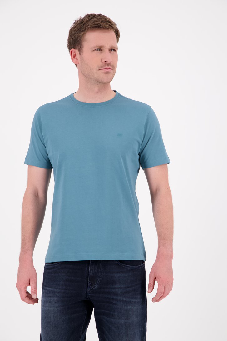 Blauwgroen T-shirt  van Ravøtt voor Heren