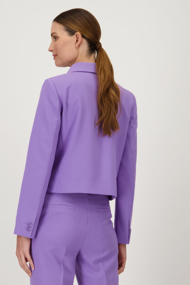Blazer à double boutonnage violet clair de D'Auvry pour Femmes