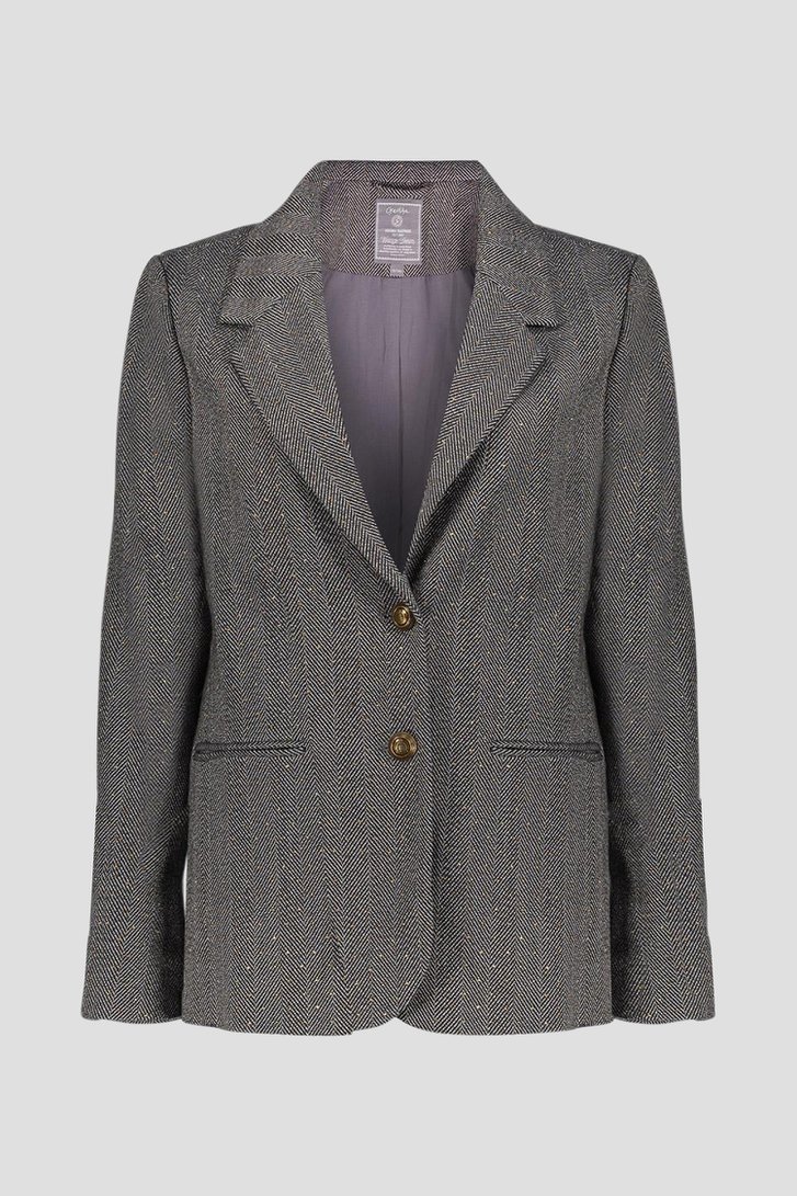 Photo produit 1 de Blazer anthracite avec clous dorés de Geisha pour Femmes