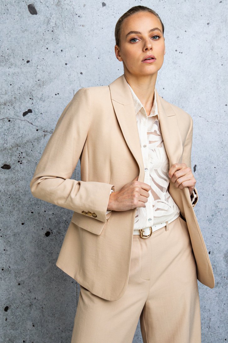 Blazer beige de DAUST pour Femmes