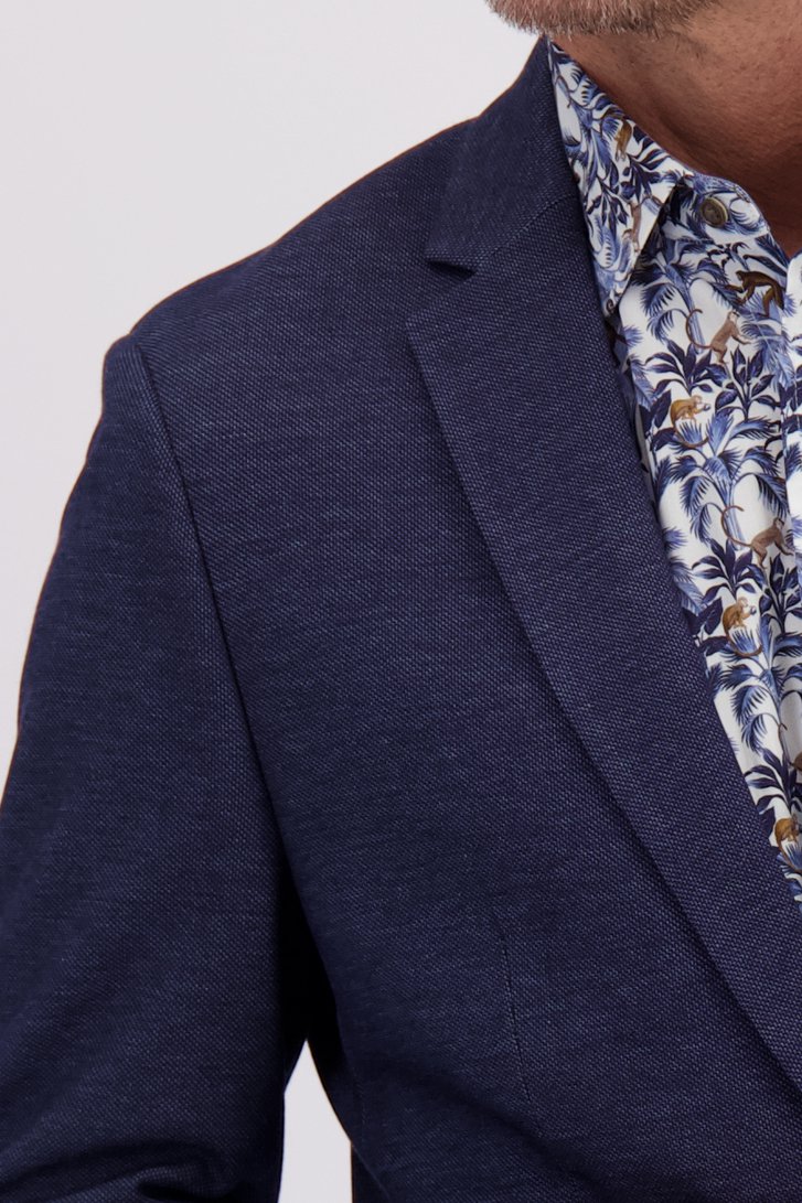 Détail de Blazer bleu chiné de Dansaert Blue pour Hommes