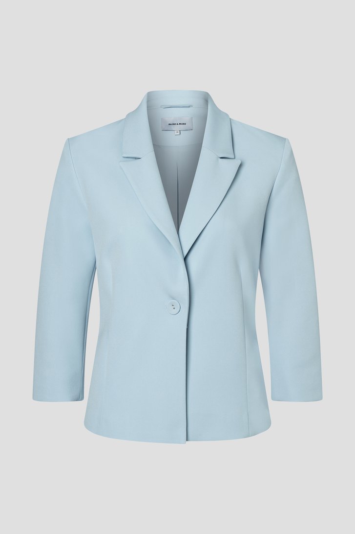 Photo produit 1 de Blazer bleu ciel avec bouton  de More & More pour Femmes