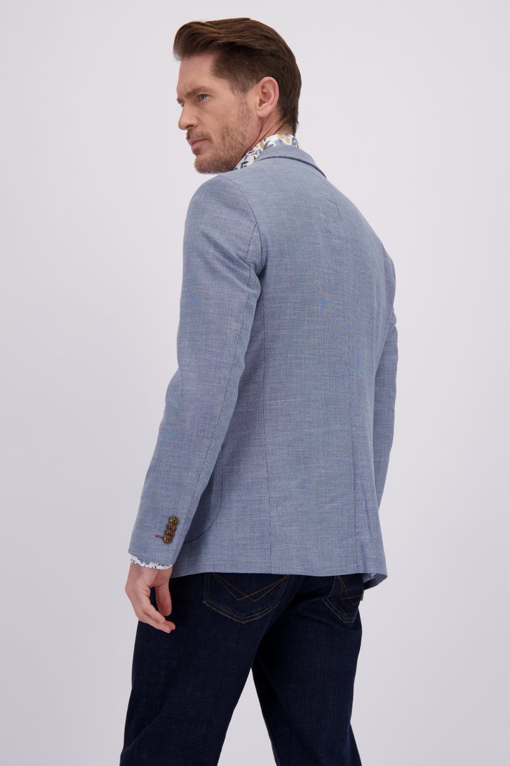 Le dos de Blazer bleu - Regular fit  de Dansaert Blue pour Hommes