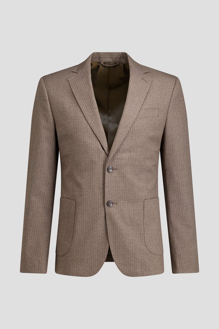 Photo produit 1 de Blazer brun à fines rayures - Slim fit de Upper East pour Hommes