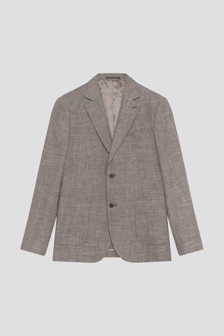 Photo produit 1 de Blazer brun chiné texturé de Matinique pour Hommes