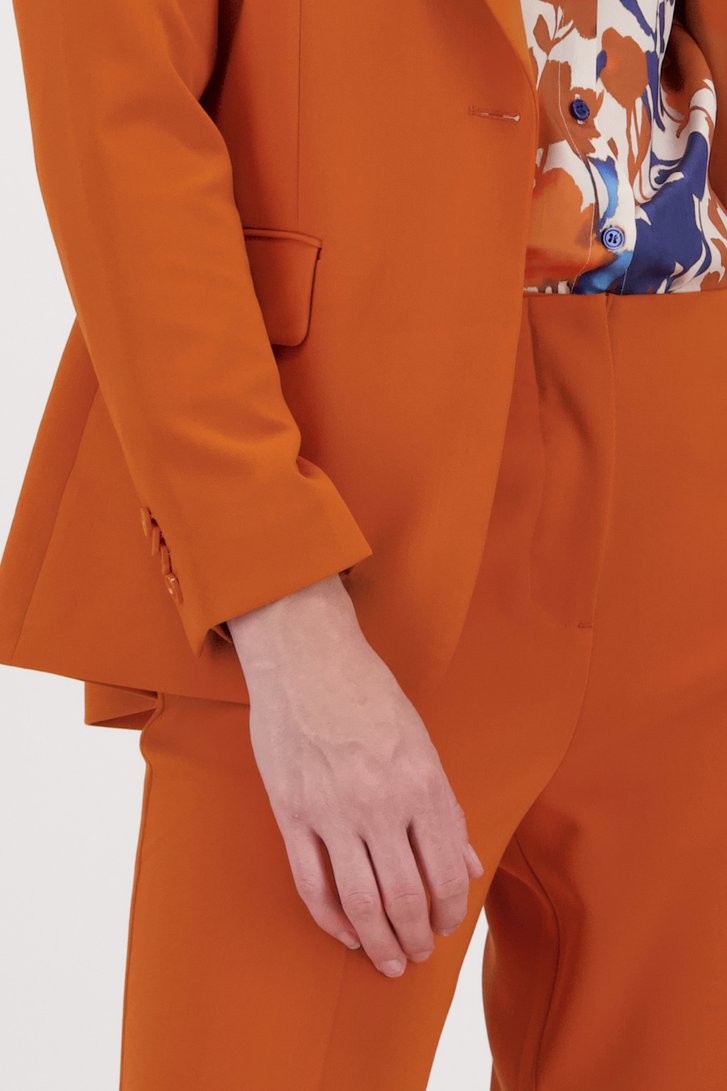 Blazer orange foncé de D'Auvry pour Femmes