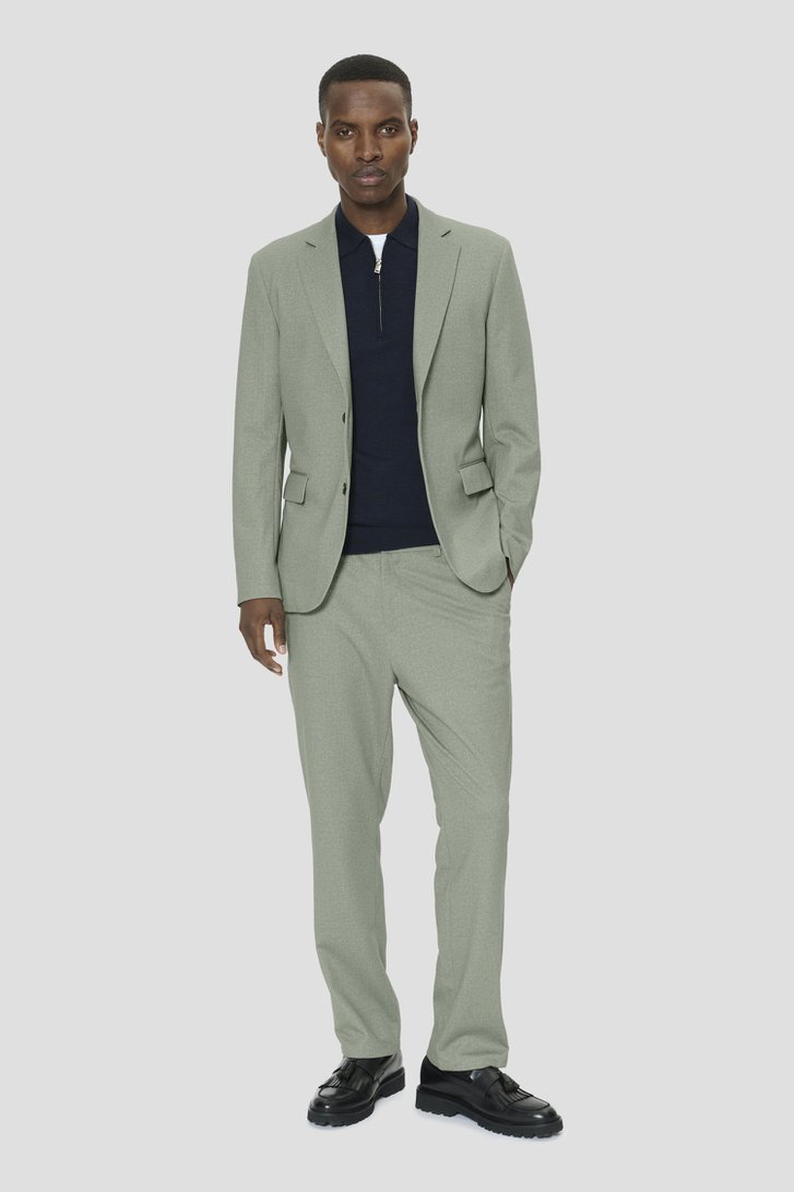 Photo supplémentaire 1 de Blazer vert grisé chiné de Matinique pour Hommes