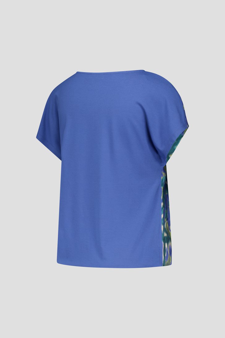 Blouse à imprimé aquarelle bleu et vert de Libelle pour Femmes
