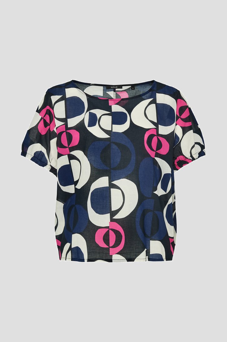 Blouse aérée avec imprimé  de Opus pour Femmes