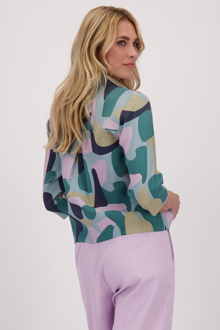 Le dos de Blouse avec imprimé graphique coloré de Libelle pour Femmes