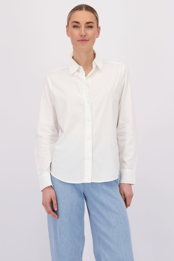 Le devant de Blouse blanche de Marc O'Polo pour Femmes