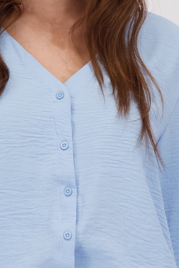 Détail de Blouse bleu clair avec un effet tetra de JDY pour Femmes