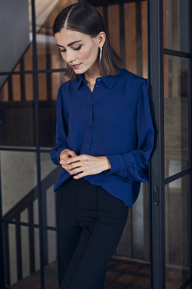 Blouse bleu foncé de JDY pour Femmes