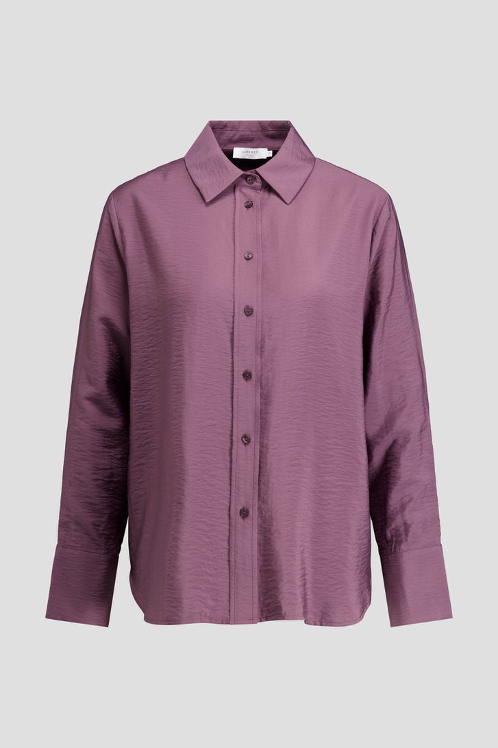 Photo produit 1 de Blouse bordeaux à manches longues de Liberty Island pour Femmes