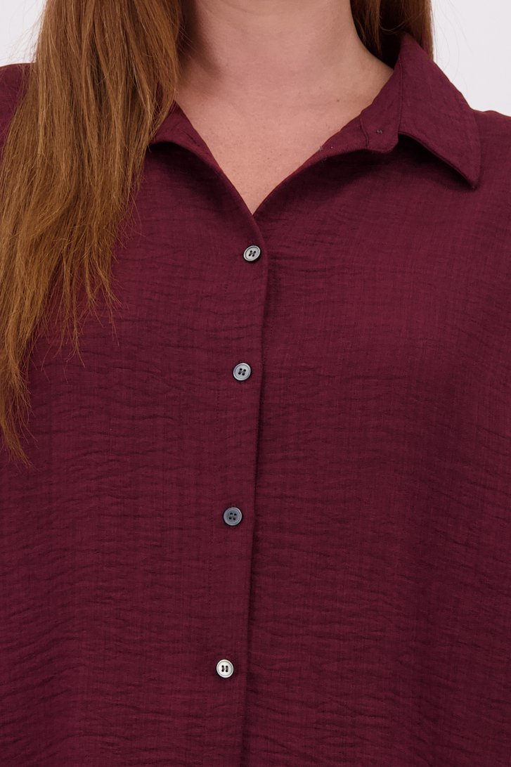 Détail de Blouse bordeaux  de ONLY Carmakoma pour Femmes