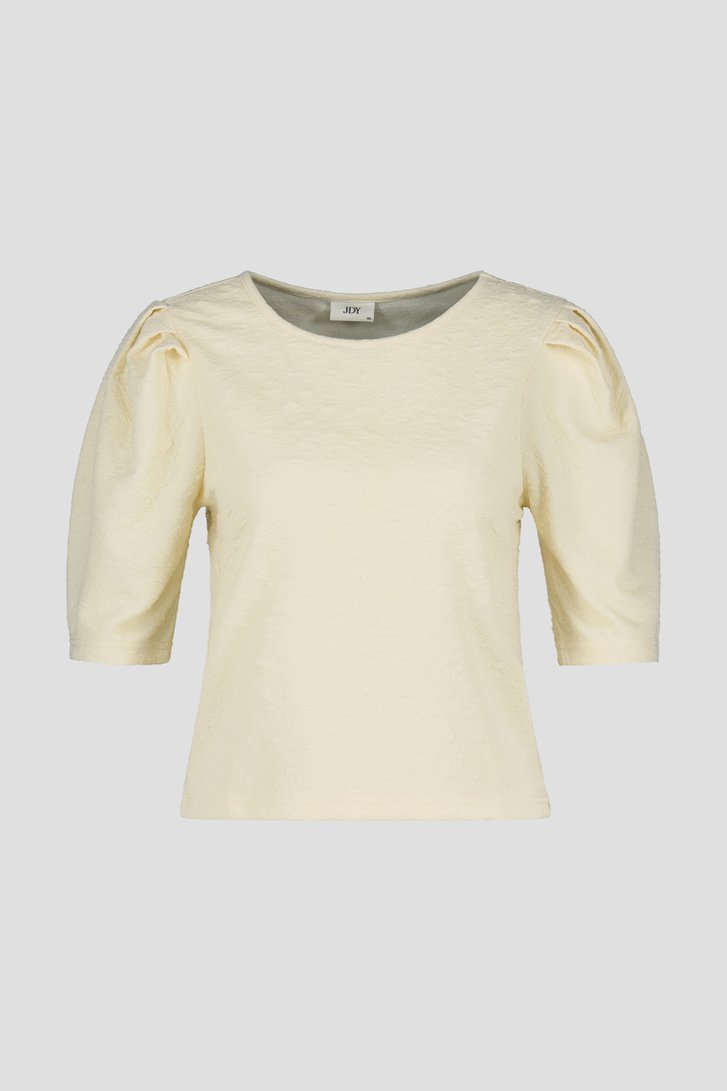 Blouse crème à manches bouffantes de JDY pour Femmes