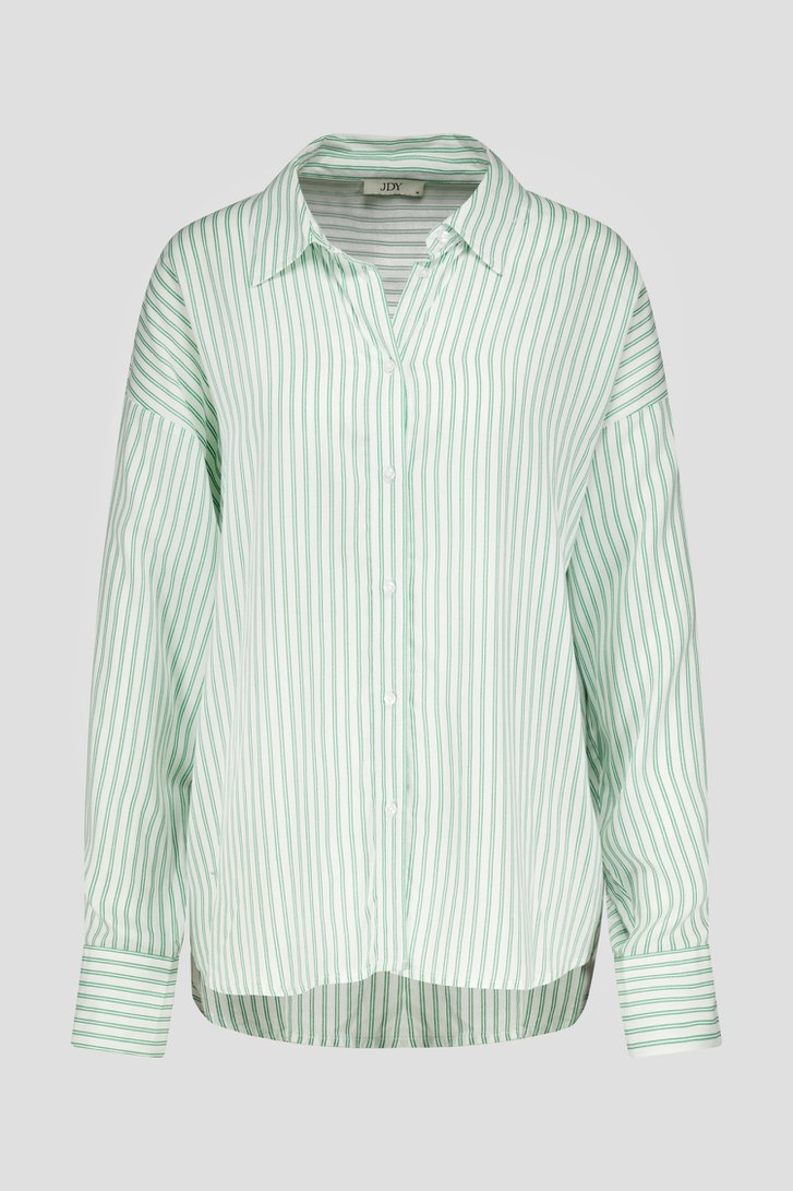 Blouse écrue à rayures vertes de JDY pour Femmes