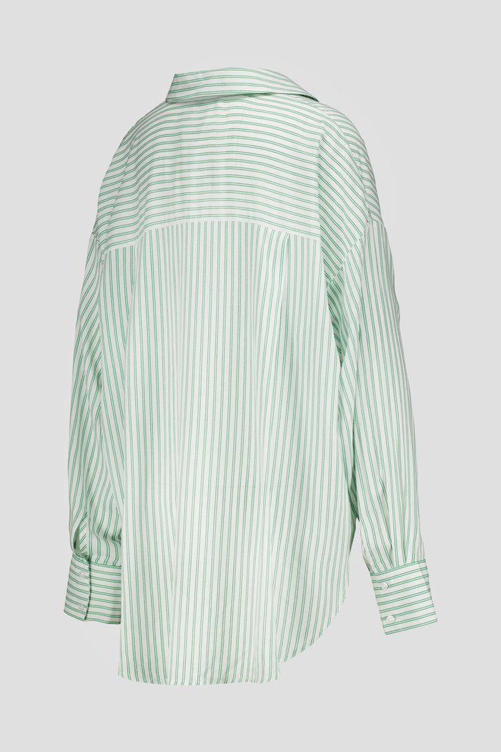 Blouse écrue à rayures vertes de JDY pour Femmes