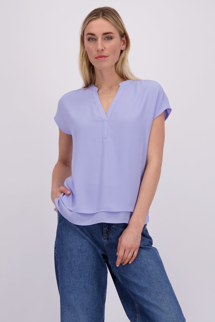 Photo supplémentaire 1 de Blouse fine bleu clair de Liberty Island pour Femmes