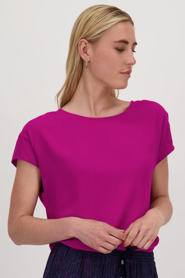 Blouse fine, rose foncé de Opus pour Femmes
