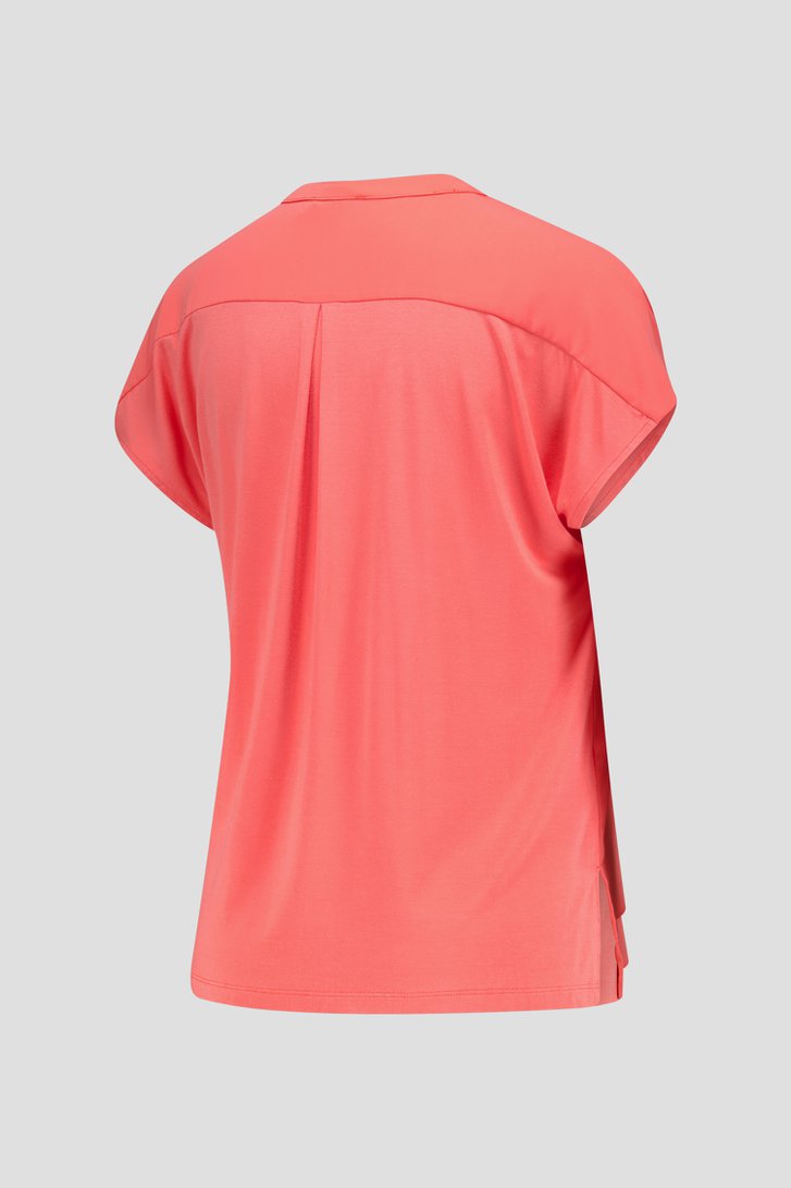 Blouse fine rose saumon de Liberty Island pour Femmes