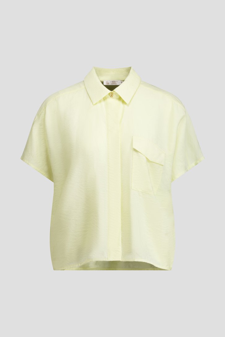 Photo produit 1 de Blouse jaune à manches courtes de LŌVING pour Femmes