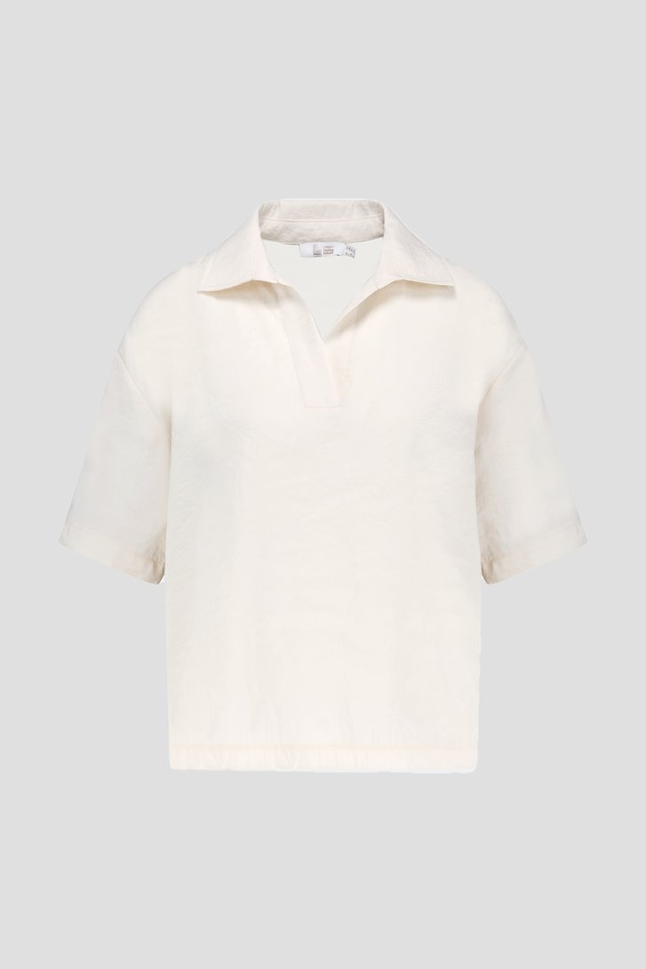 Photo produit 2 de Blouse jaune clair à manches courtes de Liberty Loving nature pour Femmes