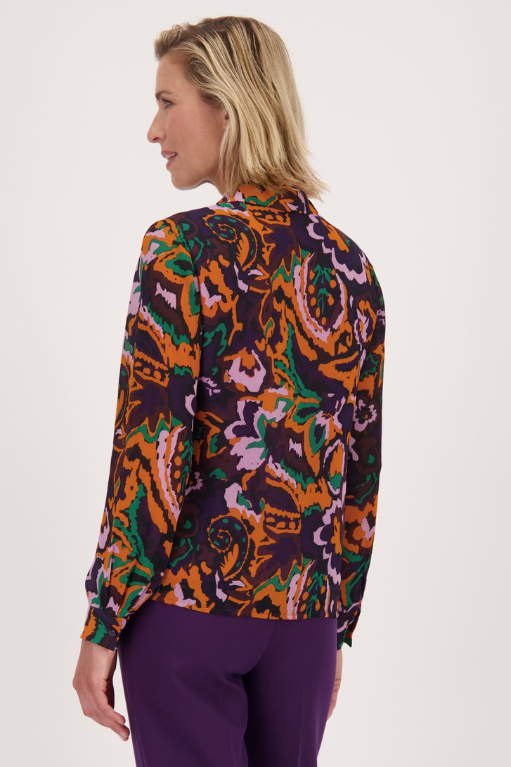 Blouse met abstracte bloemenprint van Claude Arielle voor Dames