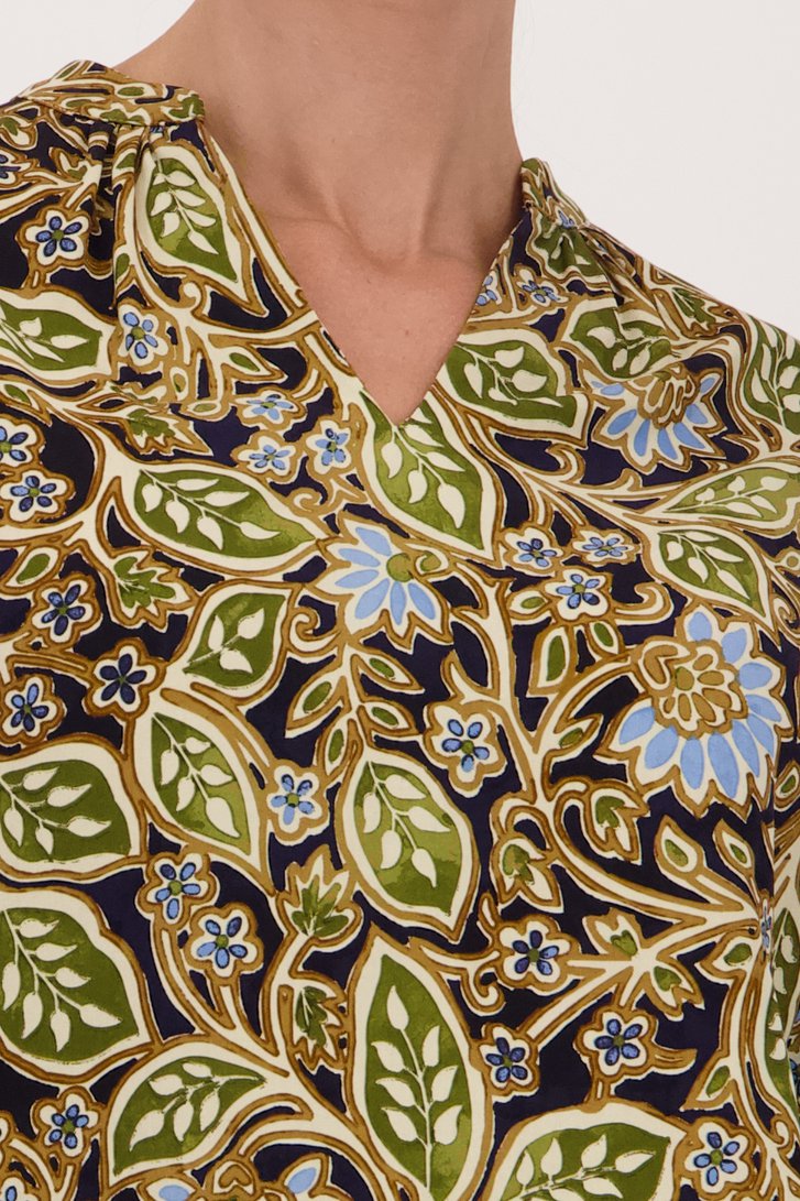 Blouse met bladerprint van More & More voor Dames