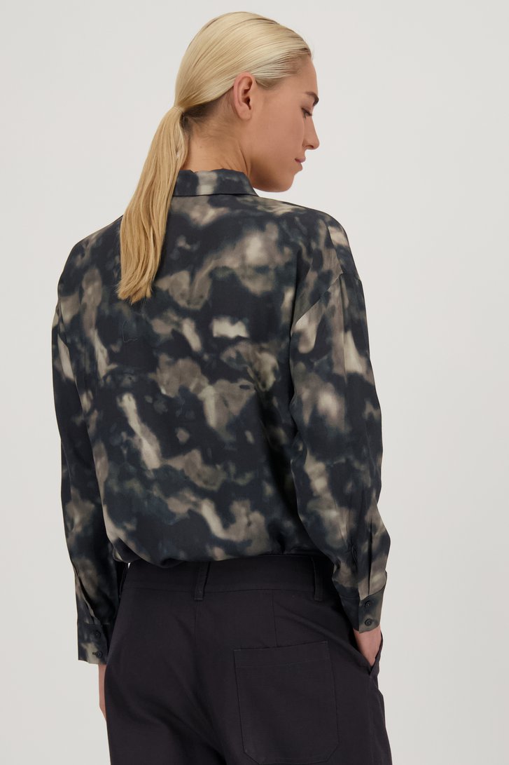 Blouse met camouflageprint - Louise x Tine van Louise voor Dames