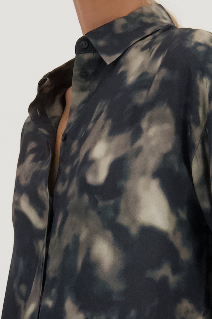 Blouse met camouflageprint - Louise x Tine van Louise voor Dames