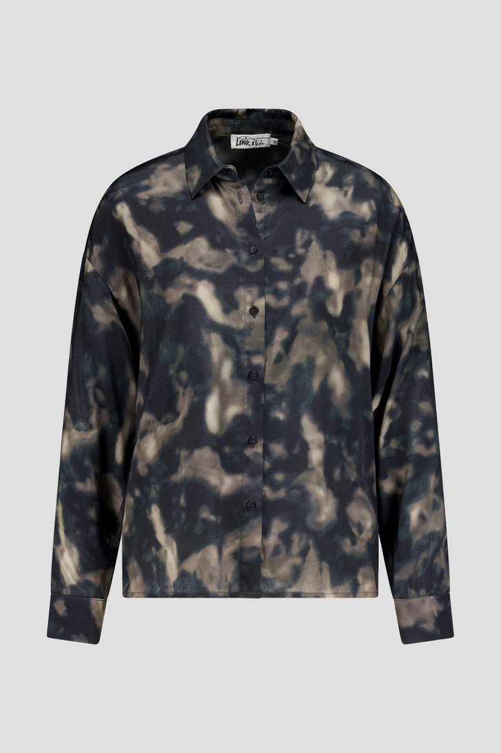 Blouse met camouflageprint - Louise x Tine van Louise voor Dames