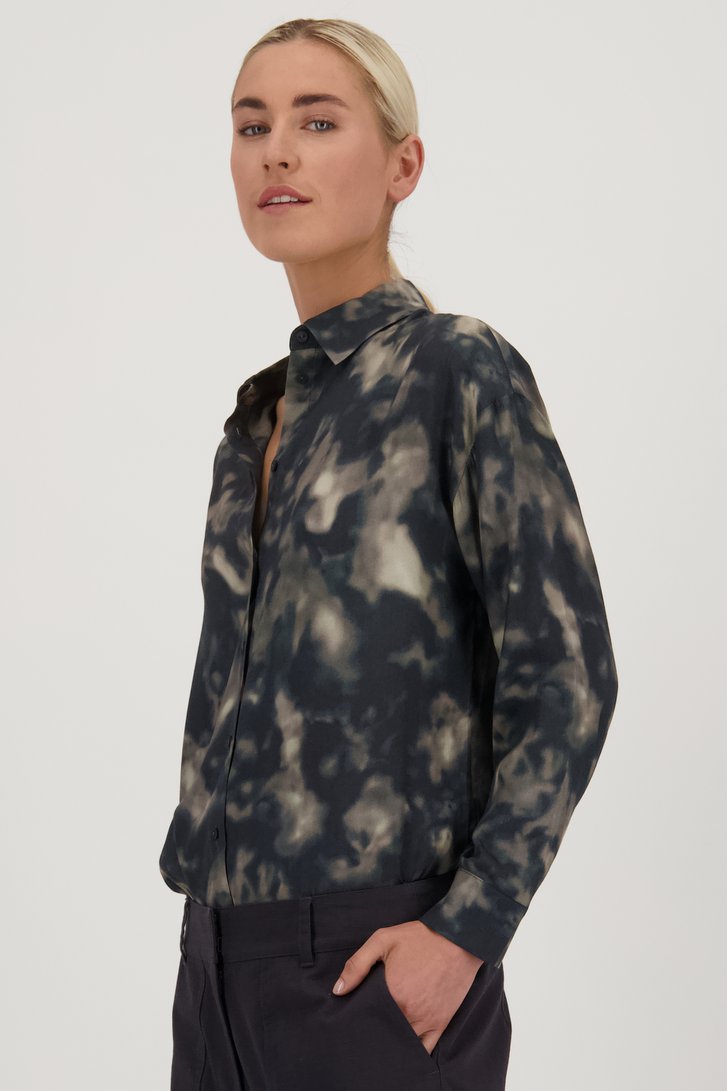 Blouse met camouflageprint - Louise x Tine van Louise voor Dames