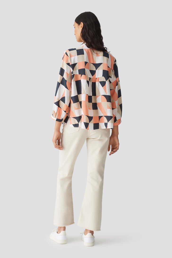 Blouse met geometrische print van Opus voor Dames