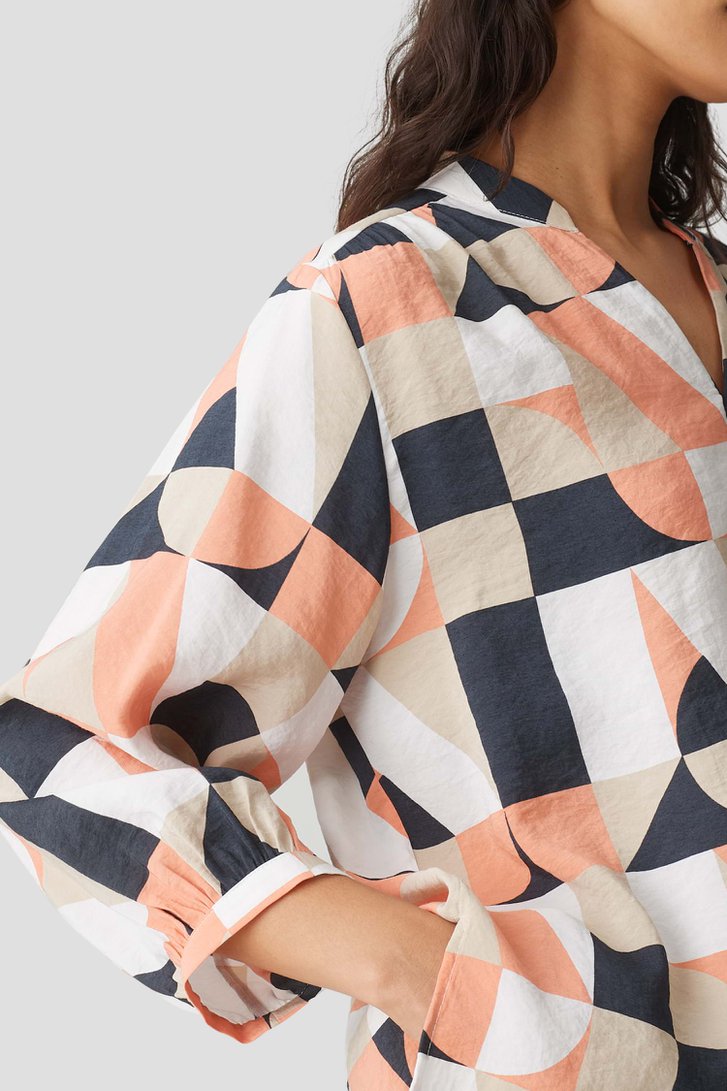 Blouse met geometrische print van Opus voor Dames