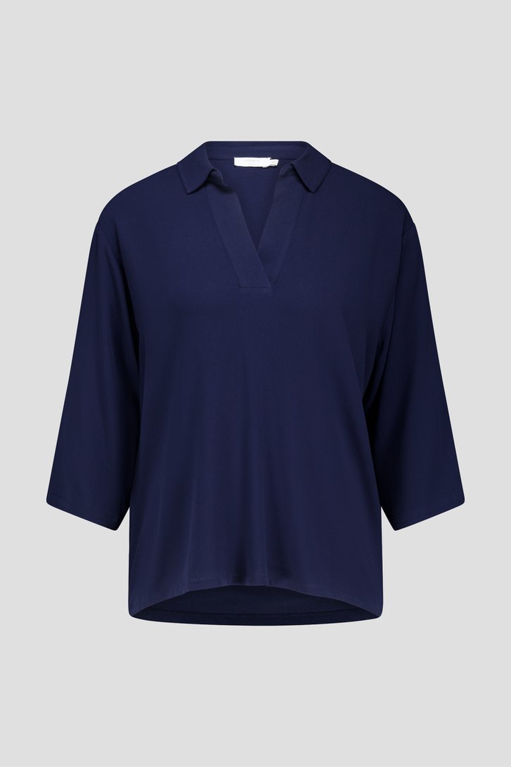 Blouse navy fine de Liberty Island pour Femmes