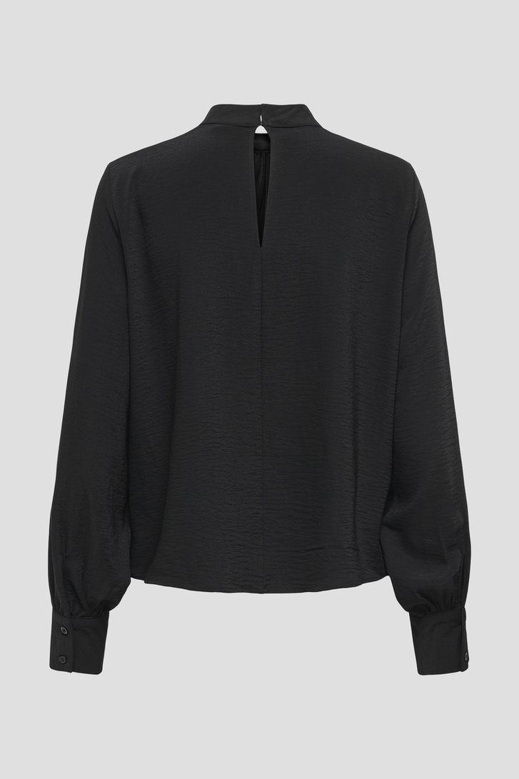 Photo produit 2 de Blouse noire à col montant de JDY pour Femmes