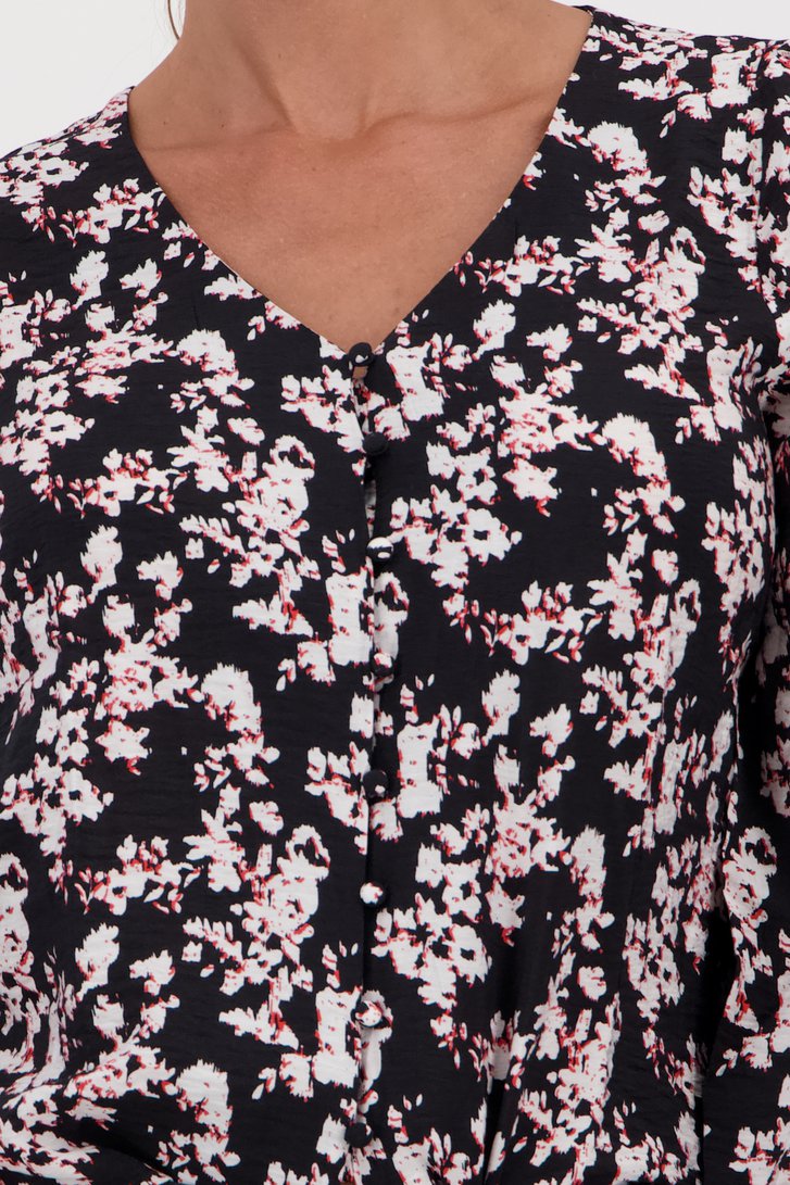 Blouse noire à imprimé fin de JDY pour Femmes