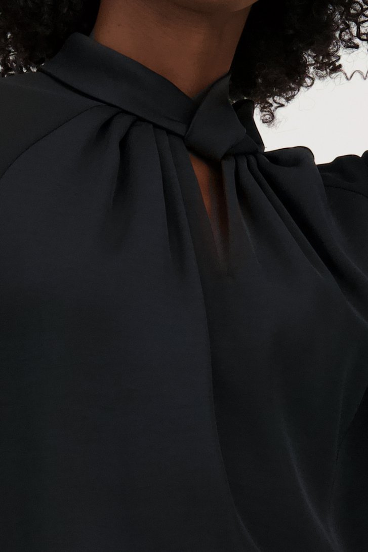 Blouse noire fine à manches transparentes de JDY pour Femmes